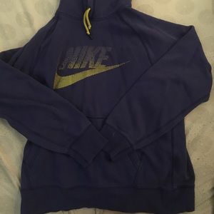 Blue nike hoodie